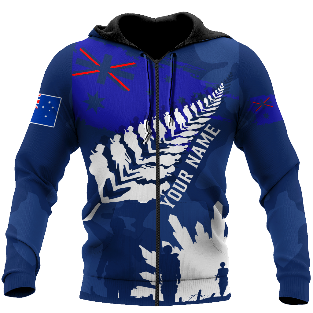 Personalized Name Anzac Day 3D All Over Printed Unisex Shirts