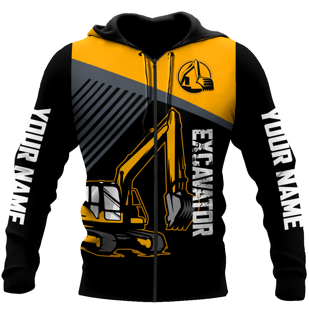 Custom Name XT Excavator 3D Printed shirts