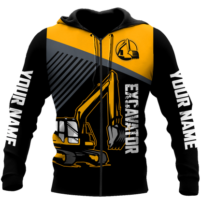 Custom Name XT Excavator 3D Printed shirts