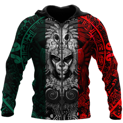 Aztec Warrior Mexico 3D All Over Printed Shirts