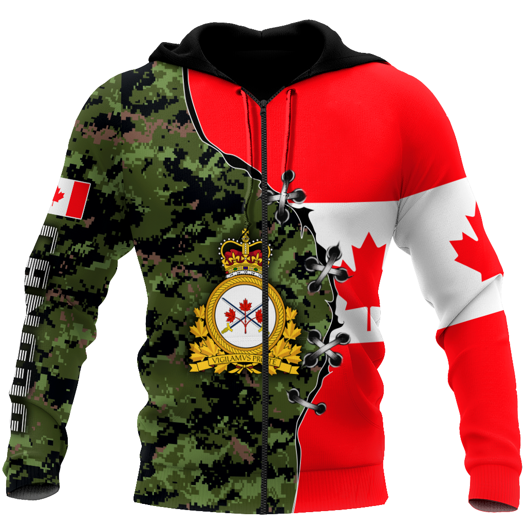 Canadian Army Pullover 3D All Over Printed Shirts NTN11032106