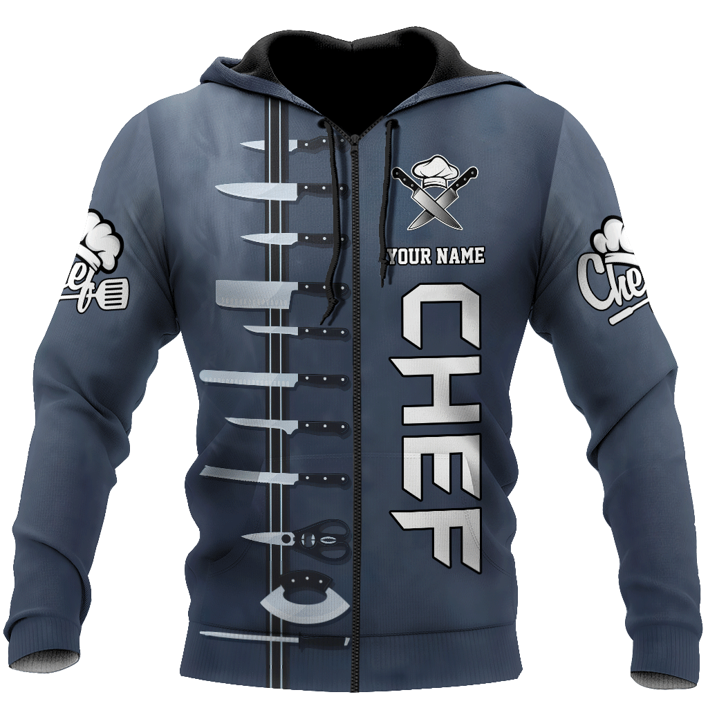 Custom Name Master Chef 3D All Over Printed Unisex Shirts