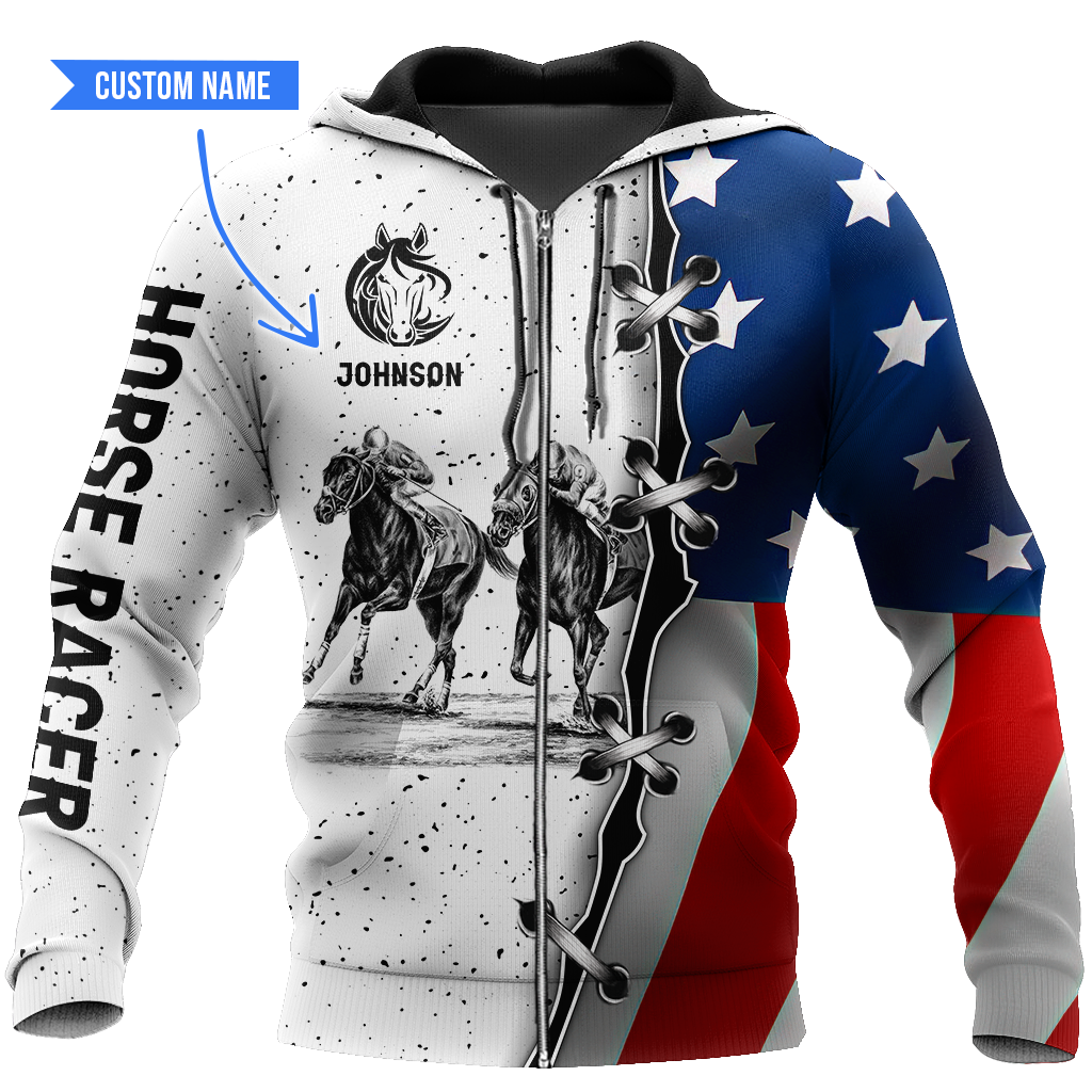 Horse Racing 3D All Over Printed Shirts For Men And Women TN