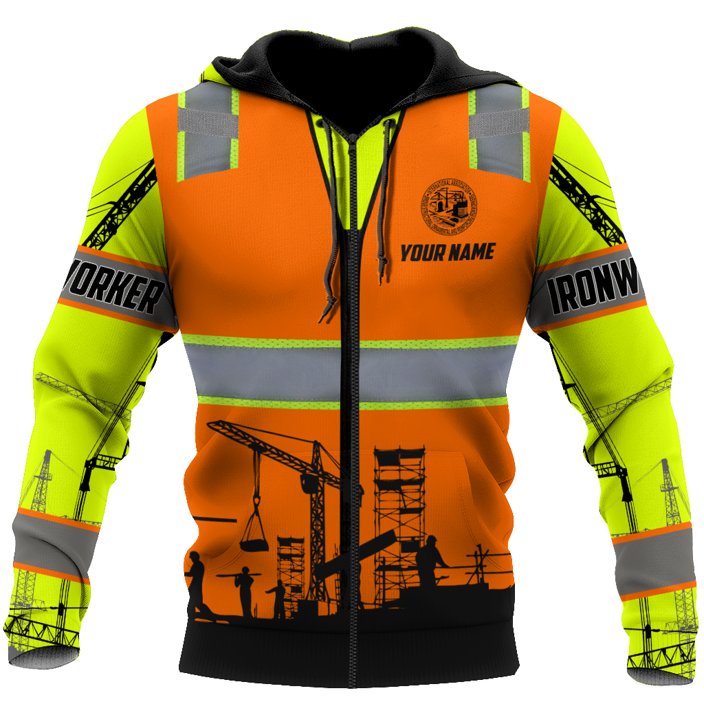 Premium Personalized Name Iron Worker 3D All Over Printed Unisex Shirt