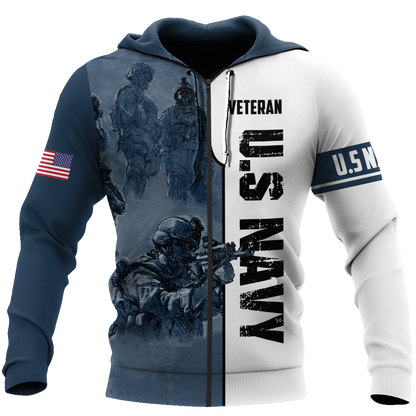 US Navy 3D All Over Printed Unisex Shirts