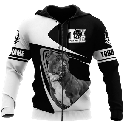 Pitbull Dog 3D All Over Printed Unisex PL
