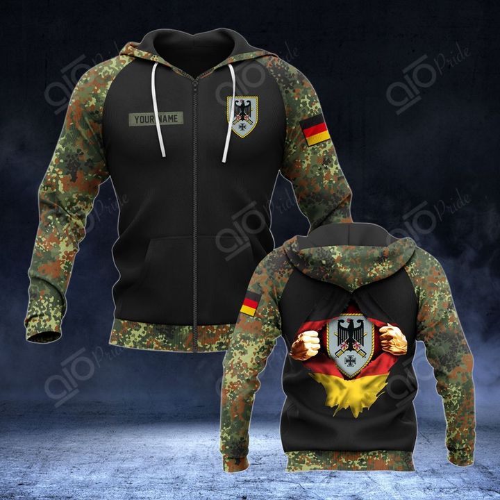 Germany Army Premium Personalized Unisex Hoodie 3D All Over Printed Camo