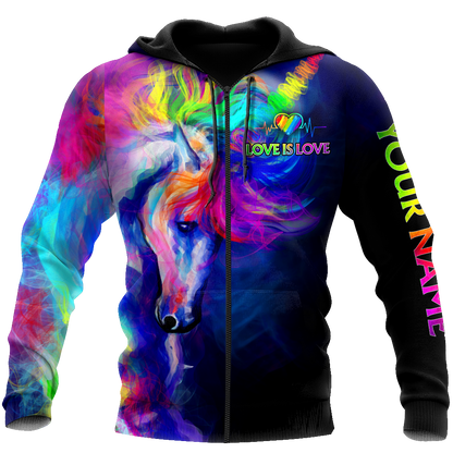 Custom Name XT Love is Love 3D Printed Shirt TNA31052102VH