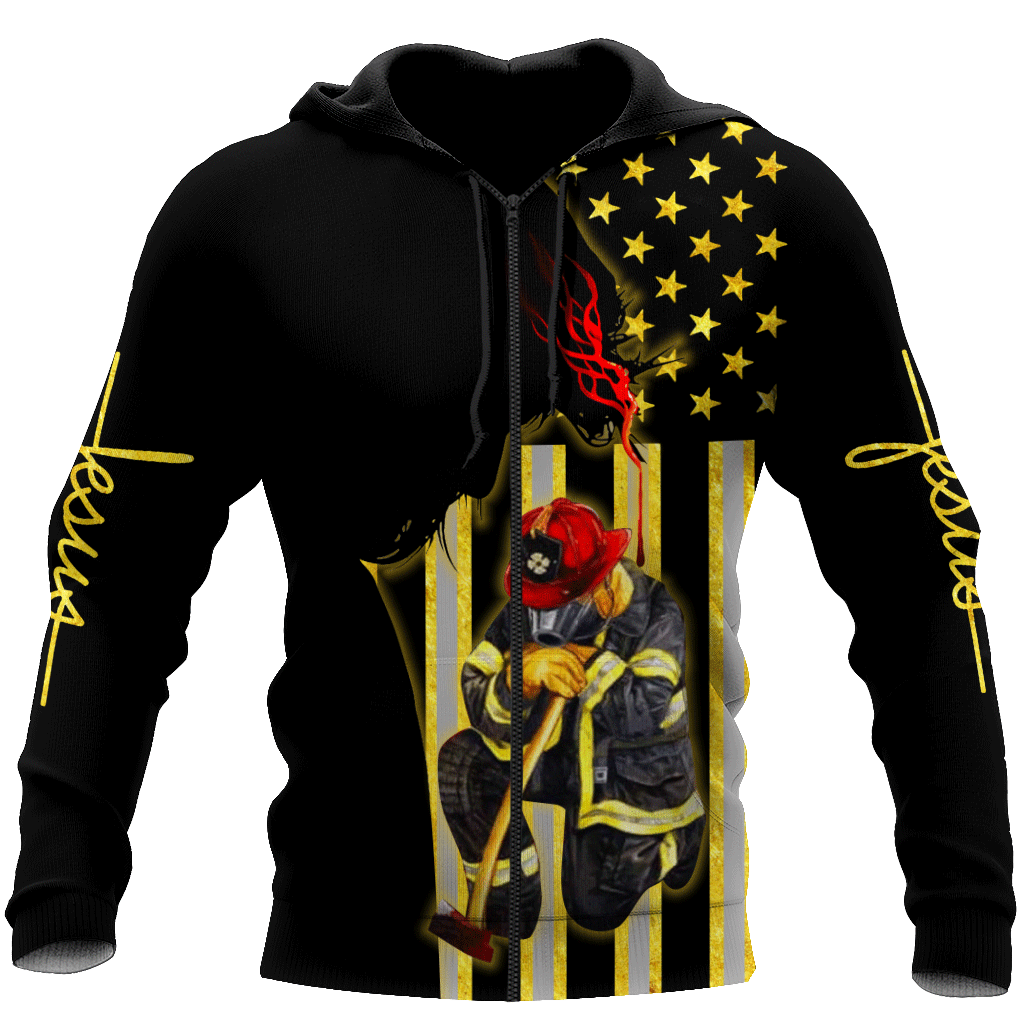 Firefighter 911 Patriot Day 3D All Over Printed Unisex Shirts