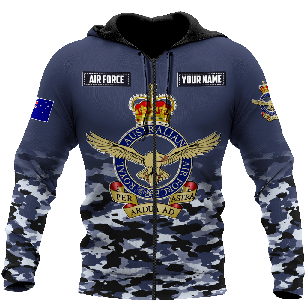 Premium Personalized Royal Australian Air Force 3D All Over Printed Unisex Shirts TN