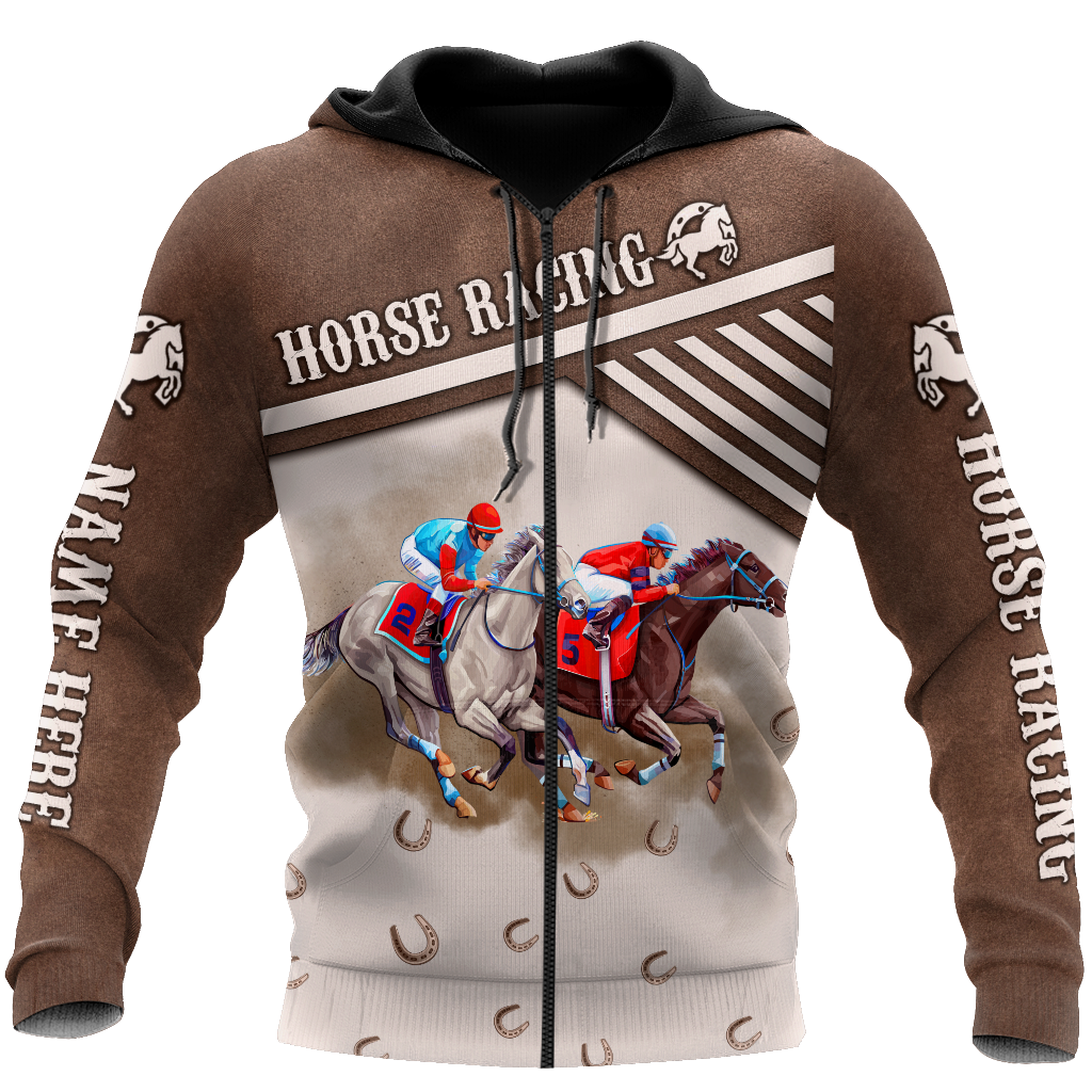 Personalized Horse Racing 3D All Over Printed Unisex Shirts