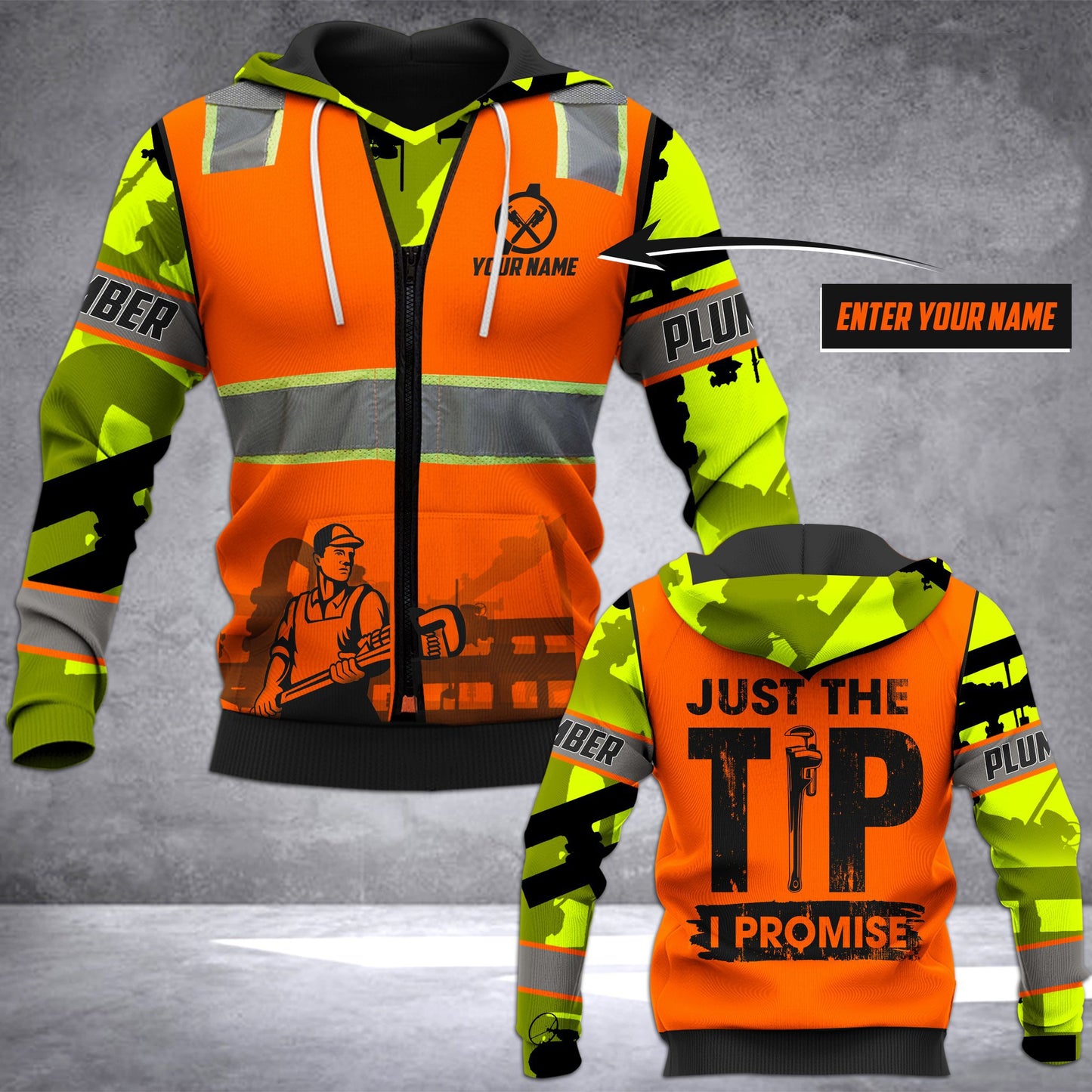 The Best Plumber 3D Hoodie Shirt For Men And Women LAM