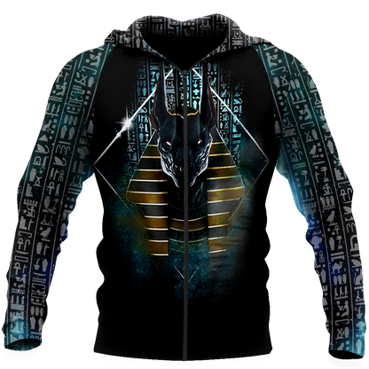 The God Of Egypt - Anubis 3D All Over Printed Unisex Shirts