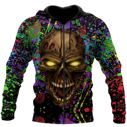 Colorful Skull Hoodie For Men And Women MH25012103