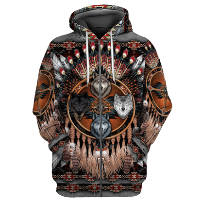 Native American 3D All Over Printed Unisex Shirt