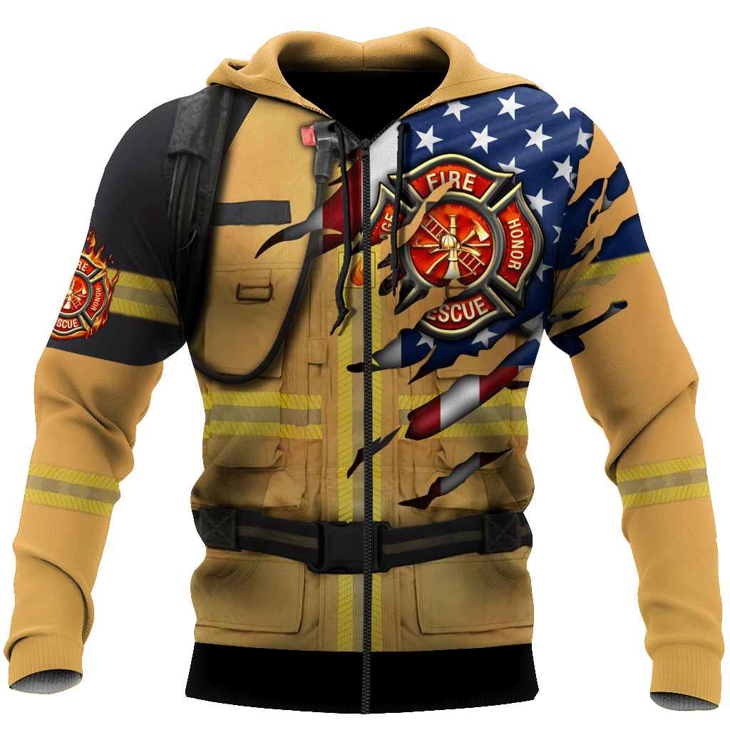 Firefighter 911 Patriot Day 3D All Over Printed Unisex Shirts