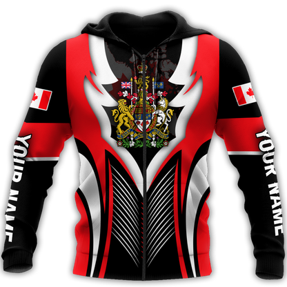 Personalized Name XT Canada Coat of Arm 3D Printed Shirts NTN29032101