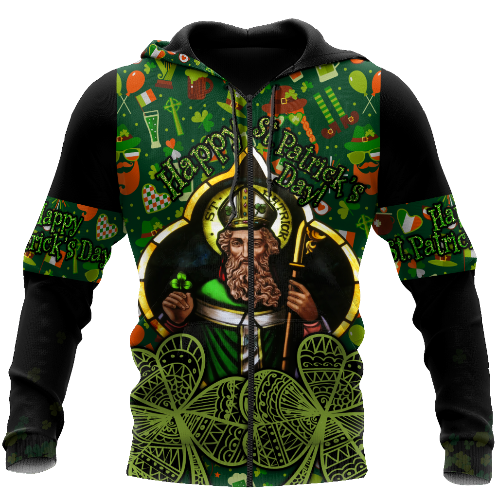 Customize Name Happy Patrick's Day Hoodie For Men And Women JJ02202102