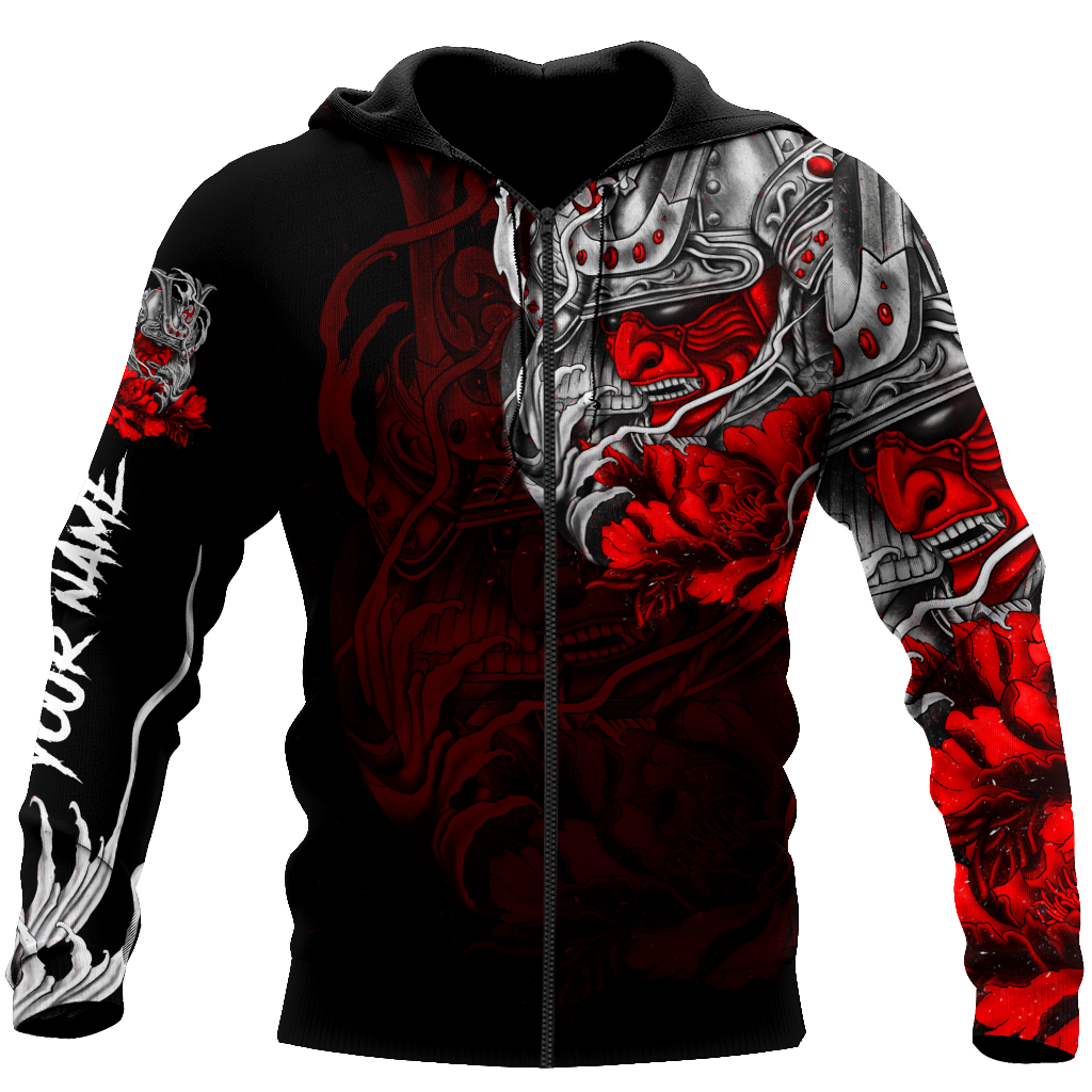 Premium 3D Printed Samurai Tattoo Shirts MEI