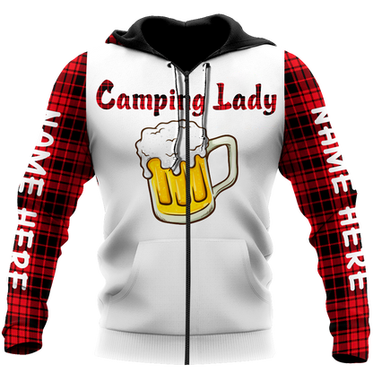 3D All Over Printed Camping  Lady Unisex Shirts SN01022103 Custom Name XT