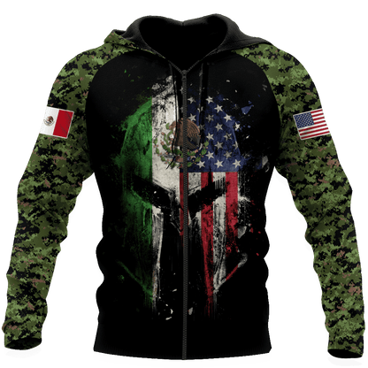 Mexican By Blood 3D All Over Printed Unisex Shirts