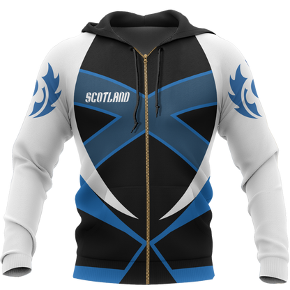 Scotland Sublimation Pullover Hoodie NNK 1516-Apparel-PL8386-Zip Hoodie-S-Vibe Cosy™