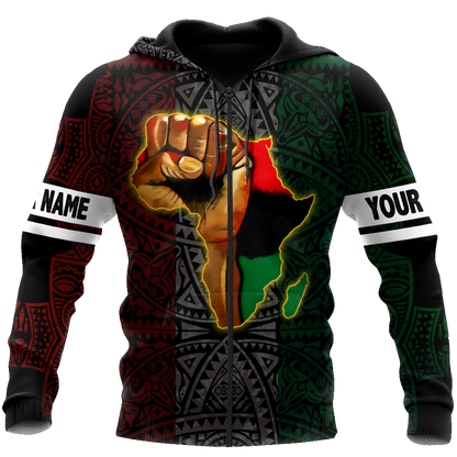 African American Persionalized Your Name 3D All Over Printed Shirts JJ27052101 KT