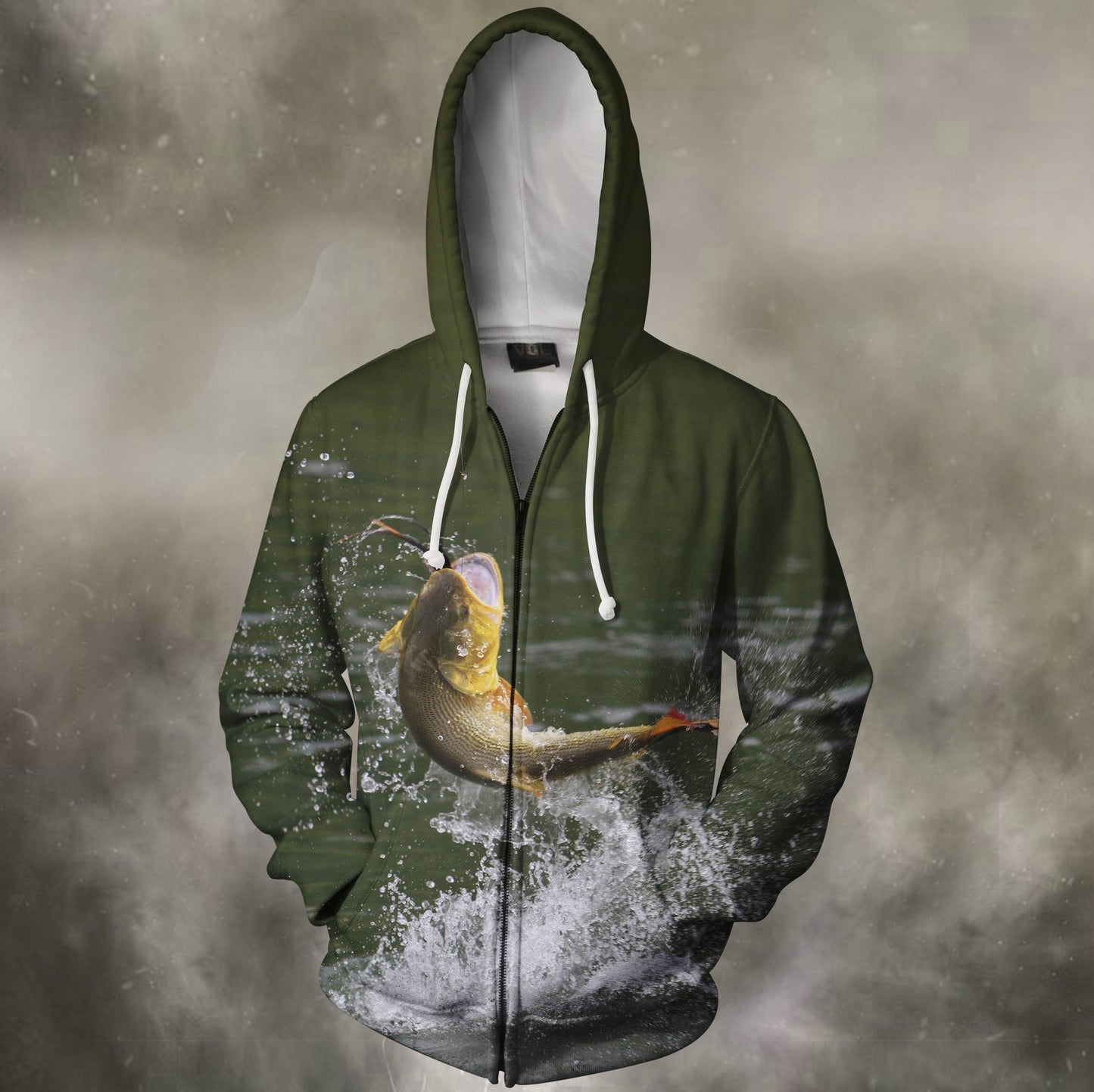 3D All Over Printing Fishing Hoodie-Apparel-Phaethon-Zip-S-Vibe Cosy™
