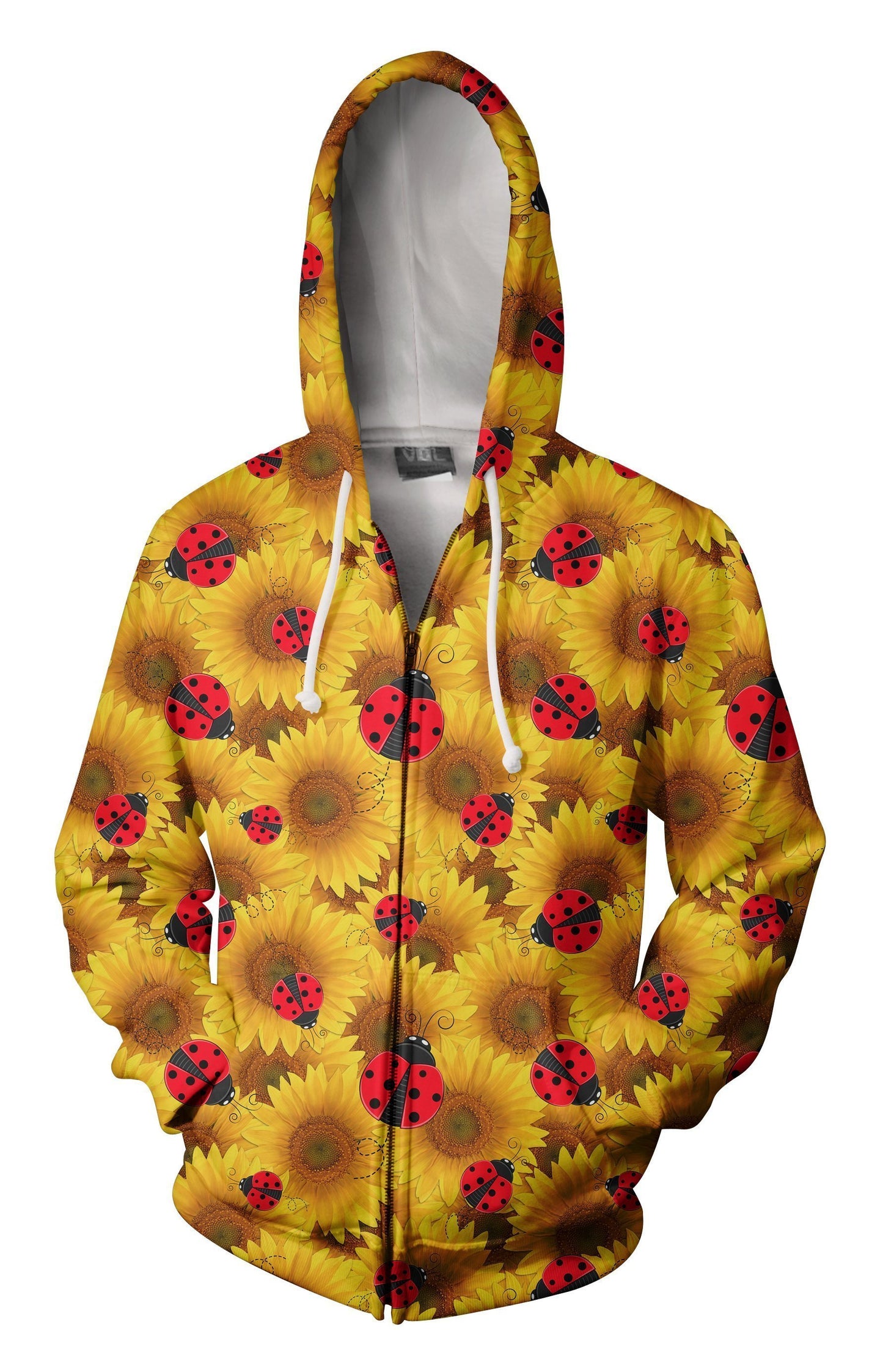 3D All Over Printing The Sunflower Bug Shirt-Apparel-Phaethon-Zip-S-Vibe Cosy™