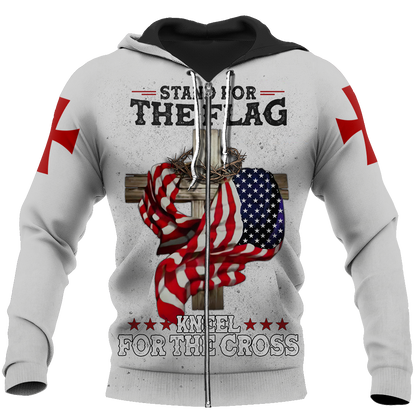 Easter God Jesus One Nation Under God 3D All Over Printed Shirt Hoodie JJ240405-Apparel-MP-Zip-up Hoodie-S-Vibe Cosy™