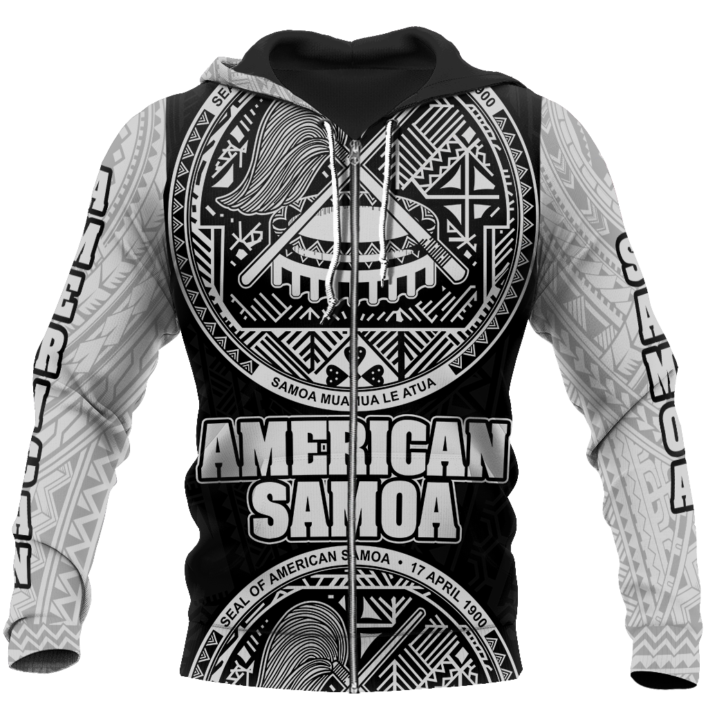 American Samoa All Over Hoodie - Coat Of Arm JJ300101 PL-Apparel-PL8386-Hoodie-S-Vibe Cosy™