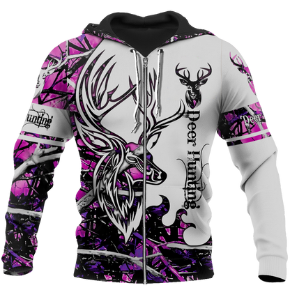 DEER HUNTING MUDDY GIRL CAMO 3D ALL OVER PRINTED SHIRTS FOR MEN AND WOMEN JJ051202 PL - Amaze Style™-Apparel
