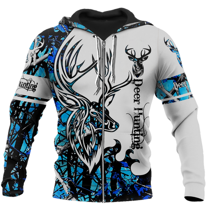 DEER HUNTING UNDERTOW CAMO 3D ALL OVER PRINTED SHIRTS FOR MEN AND WOMEN JJ051203 PL-Apparel-PL8386-zip-up hoodie-S-Vibe Cosy™