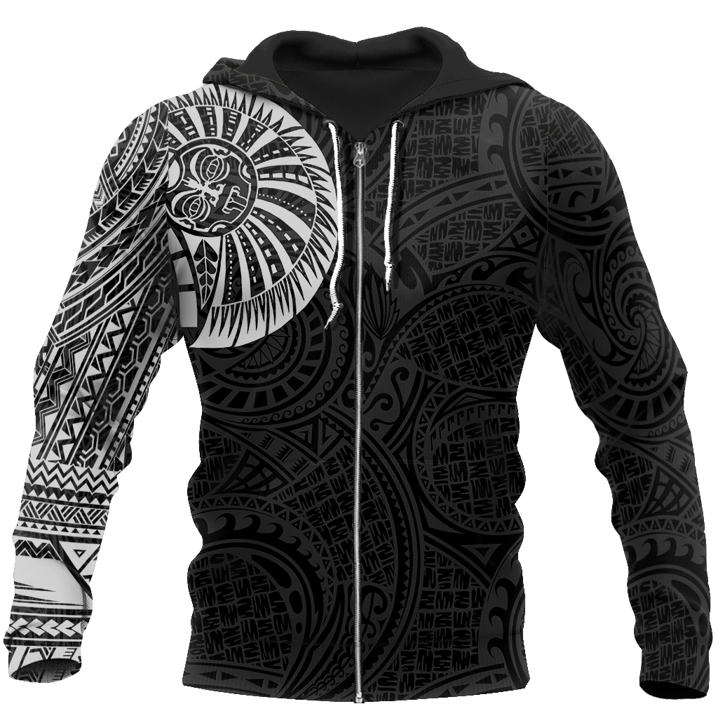 American Samoa active special 3d all over printed shirt and short for man and women JJ100106 PL-Apparel-PL8386-Zipped Hoodie-S-Vibe Cosy™