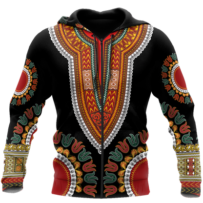 Dashiki African American 3D All Over Printed Shirts JJ25052101 KT