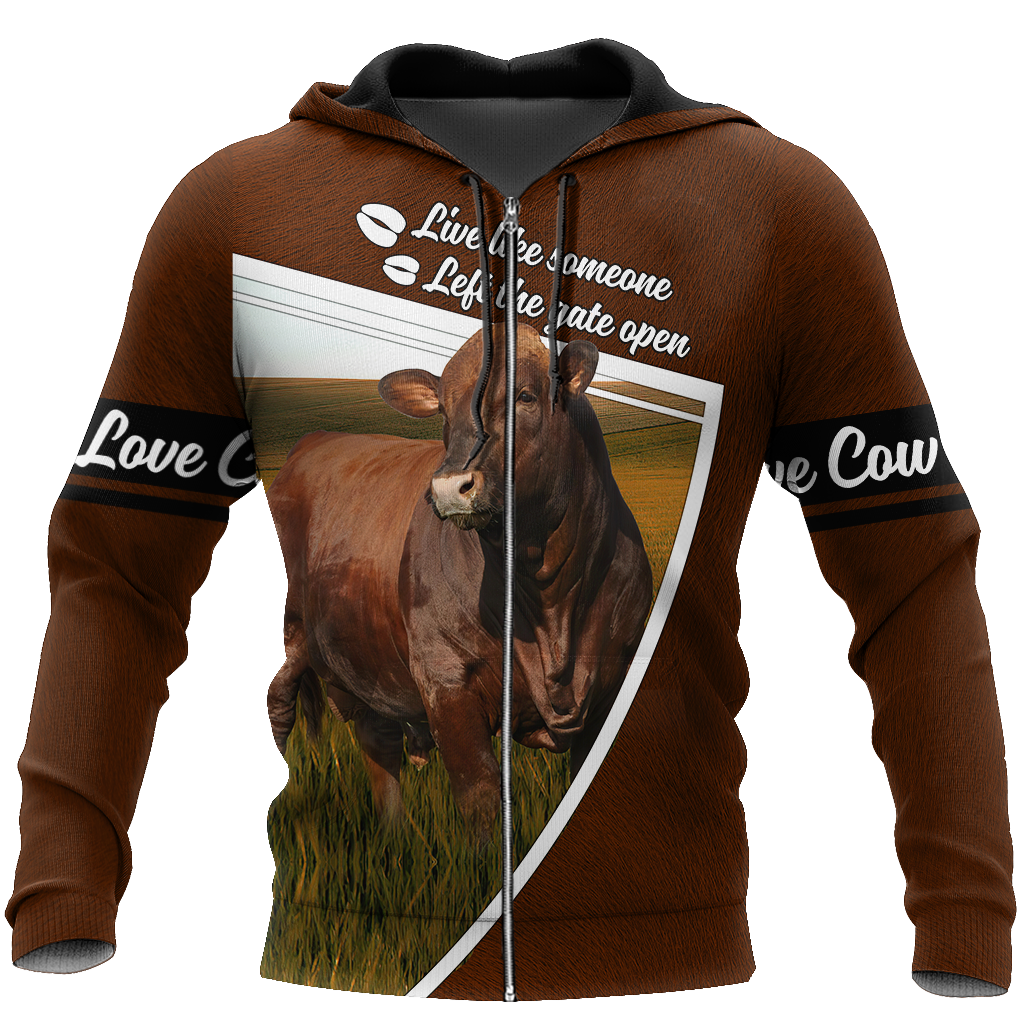 Cow 3d hoodie shirt for men and women DD11182007