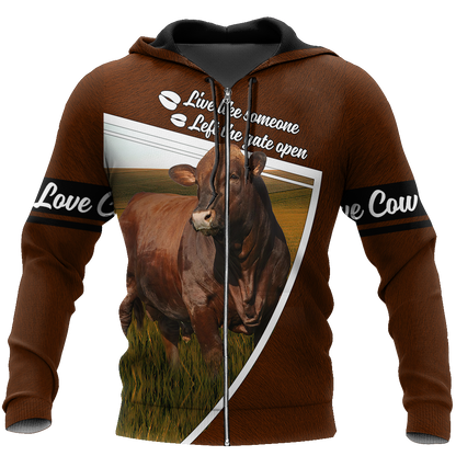 Cow 3d hoodie shirt for men and women DD11182007