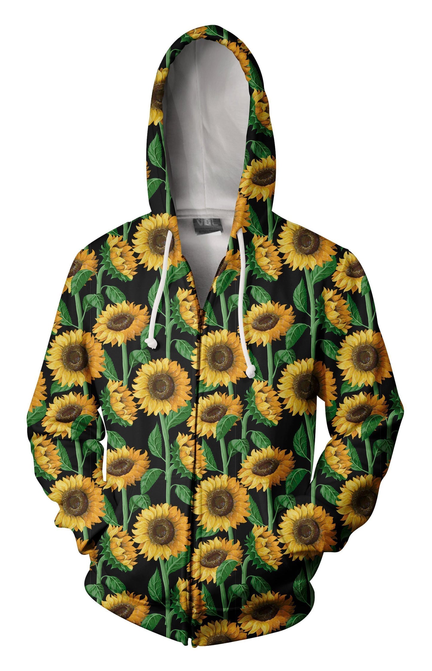 3D All Over Printing Sunflowers Shirt-Apparel-Phaethon-Zip-S-Vibe Cosy™