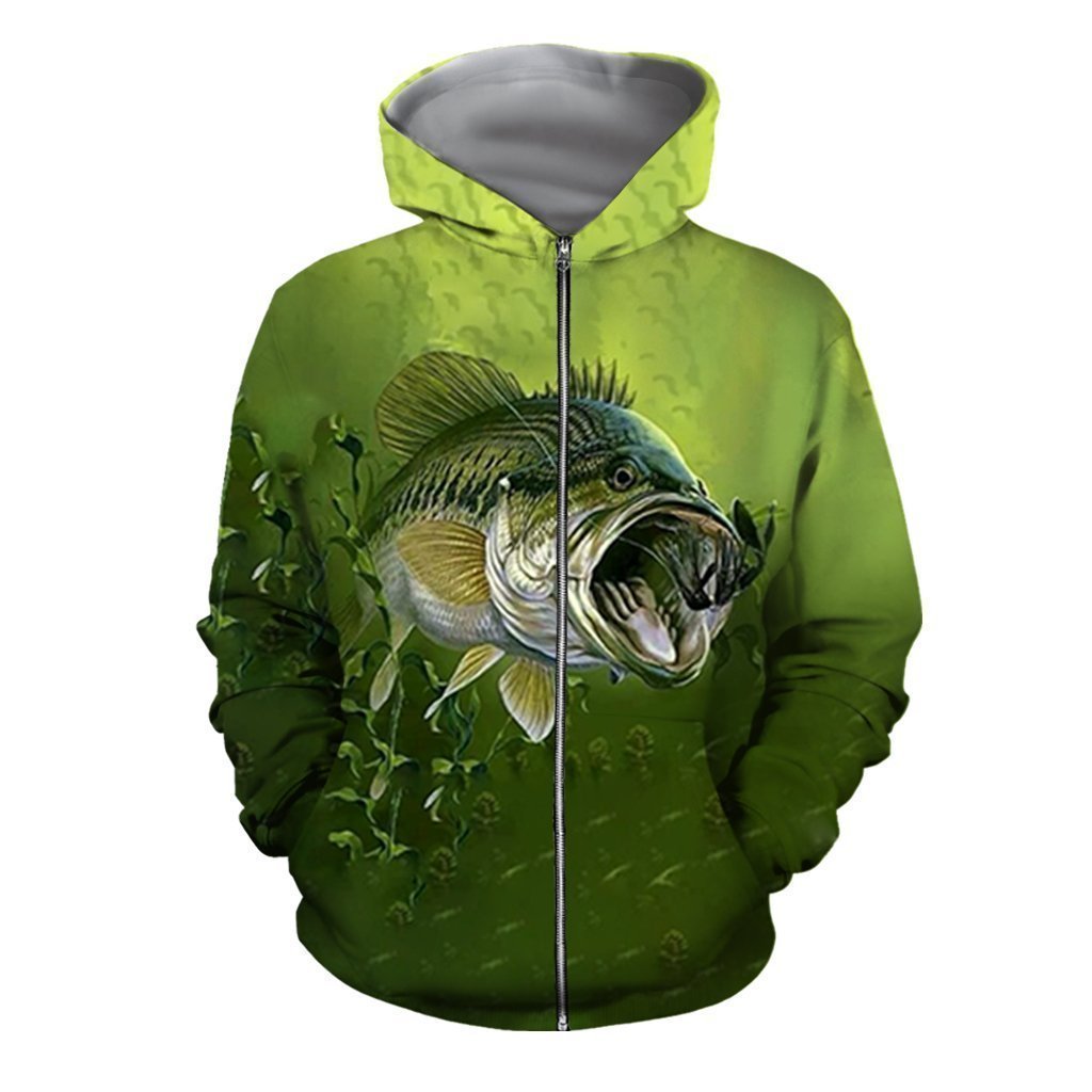 3D All Over Printed Fishing Shirts and Shorts-Apparel-HP Arts-ZIPPED HOODIE-S-Vibe Cosy™