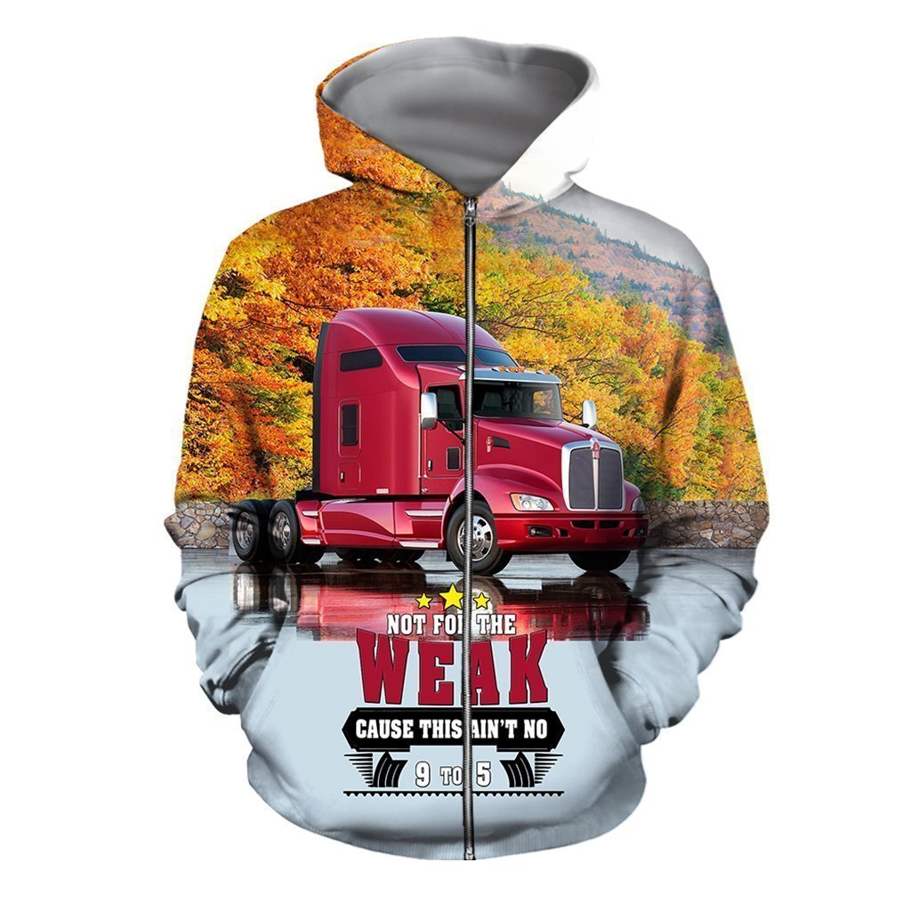 3D All Over Printed Truck Driver 3D Art Shirts and Shorts-Apparel-6teenth World-ZIPPED HOODIE-S-Vibe Cosy™