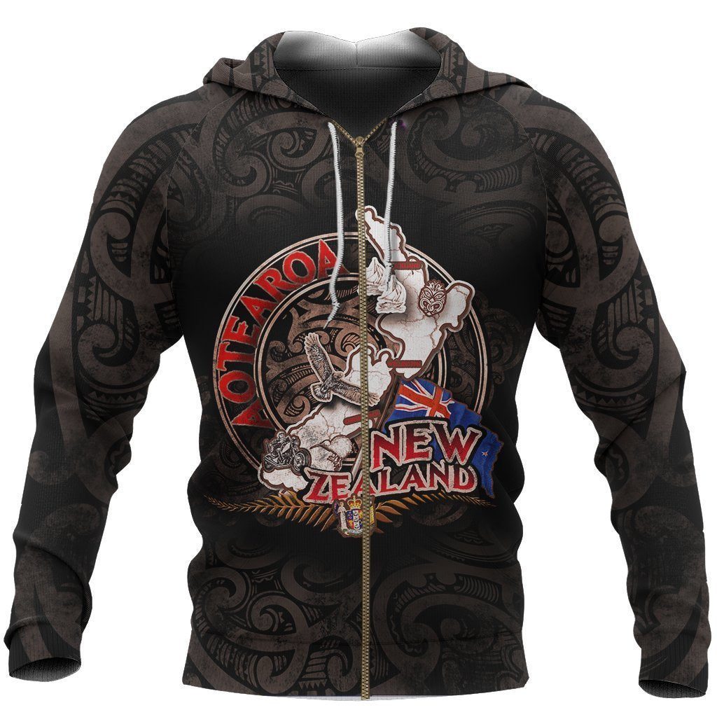 Aotearoa-New Zealand My World Hoodie PL172-Apparel-PL8386-Zipped Hoodie-S-Vibe Cosy™