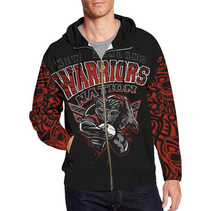 New Zealand Warriors Hoodie Unique Style PL173-Apparel-PL8386-Hoodie-S-Vibe Cosy™