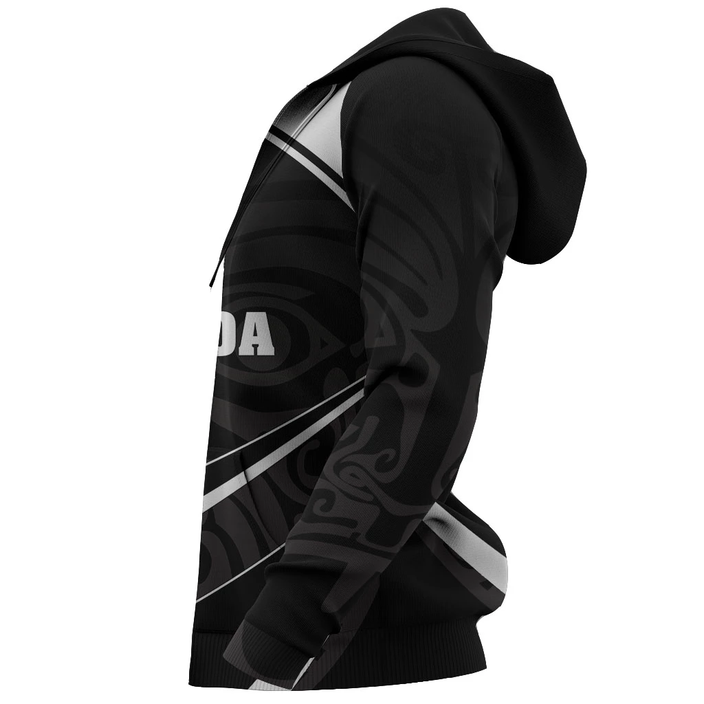 Aotearoa Silver Fern Zipper Hoodie PL208-Apparel-PL8386-Hoodie-S-Vibe Cosy™