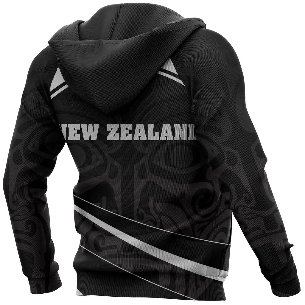 Aotearoa Silver Fern Zipper Hoodie PL208-Apparel-PL8386-Hoodie-S-Vibe Cosy™