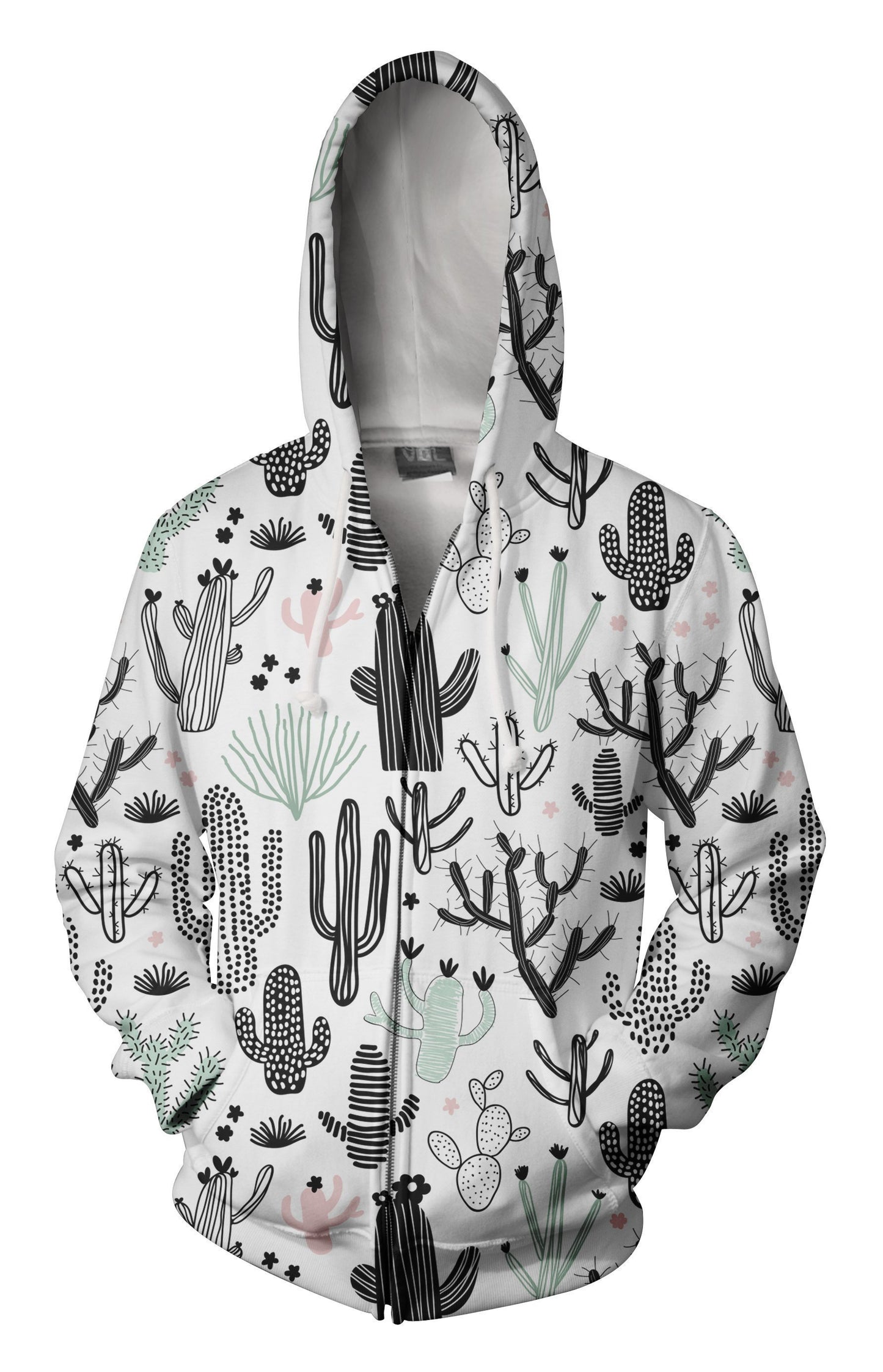 3D All Over Printing Many Cactus Shirt-Apparel-NTH-Zip-S-Vibe Cosy™