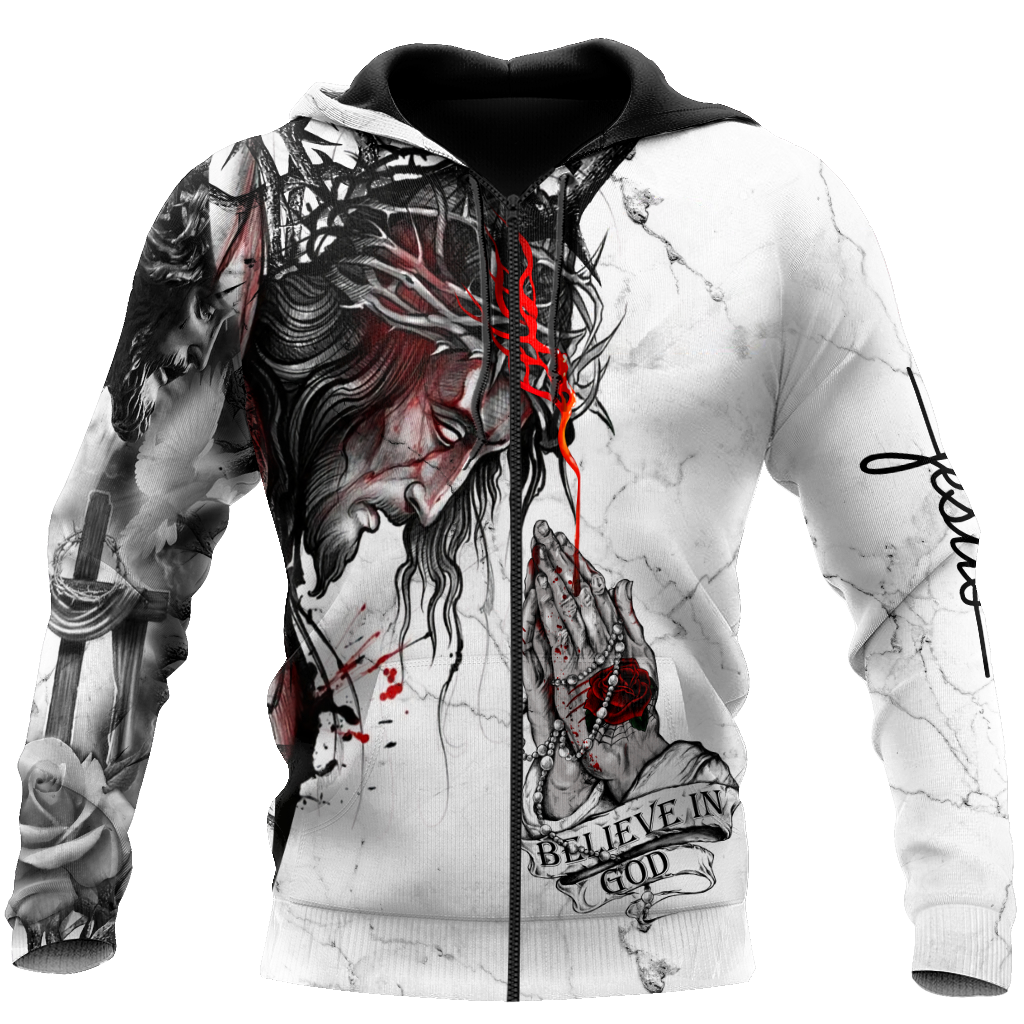 Jesus 3D All Over Printed Shirts For Men and Women JJW31102004