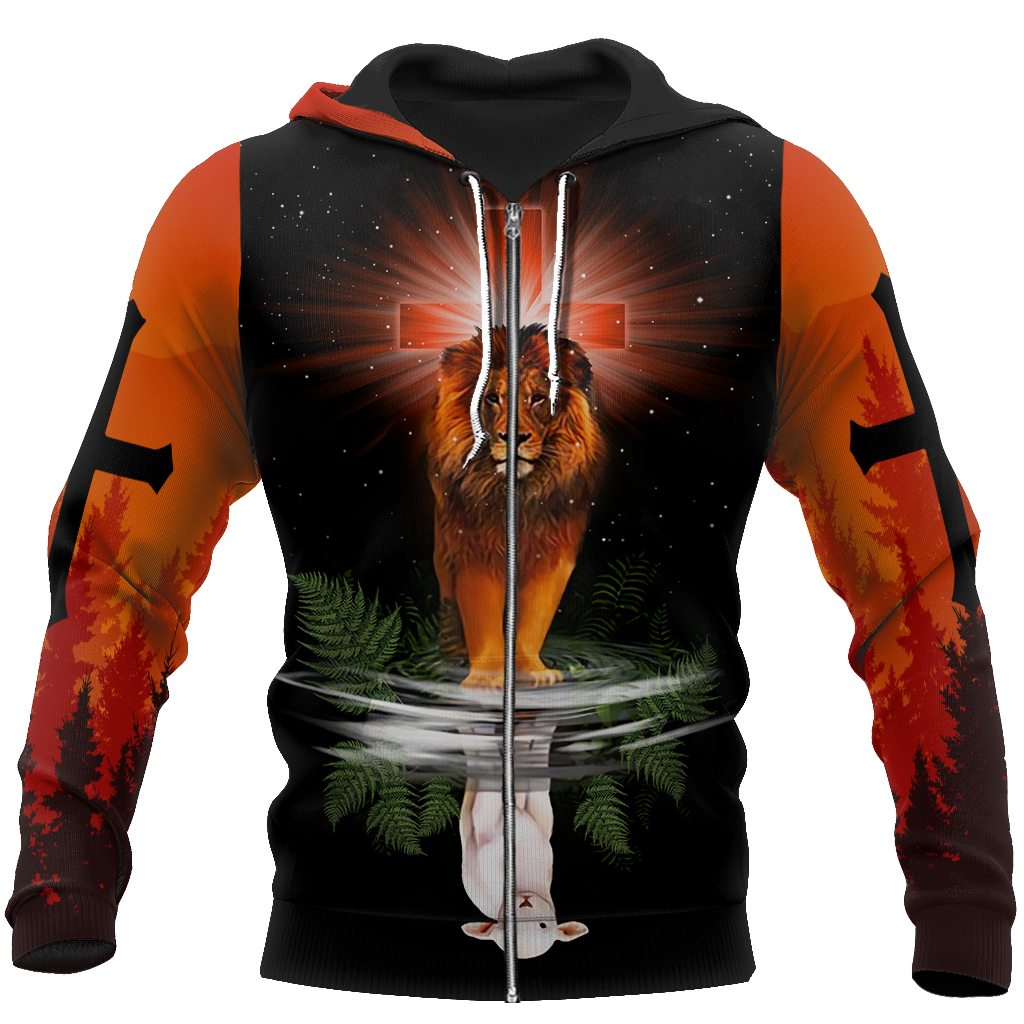 My God 3D All Over Printed Shirts For Men and Women TA041402-Apparel-TA-Zipped Hoodie-S-Vibe Cosy™