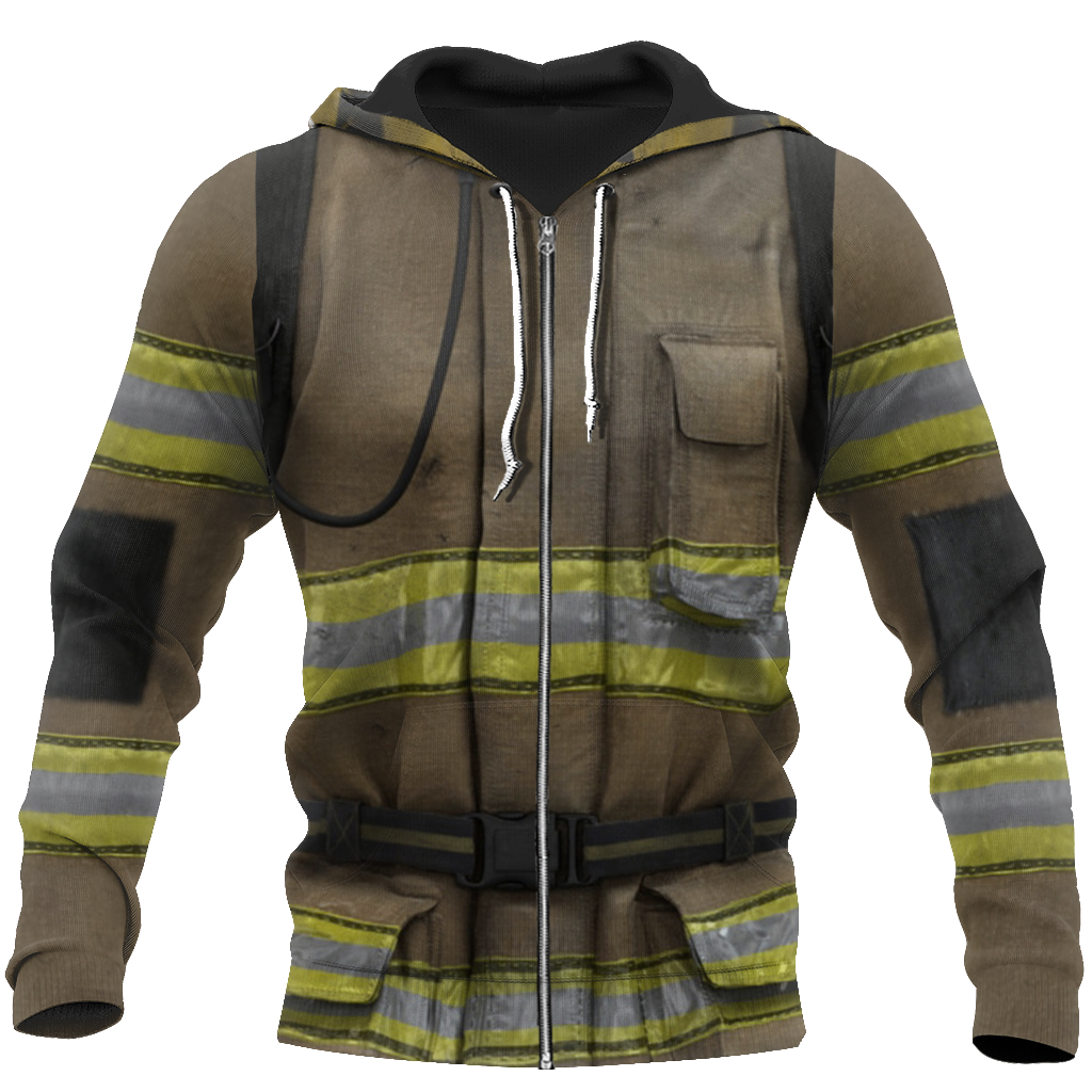 Firefighter 3D All Over Printed Shirts MP826-Apparel-MP-zip-up hoodie-S-Vibe Cosy™