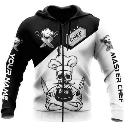 Custom Name Master Chef 3D All Over Printed Unisex Shirts
