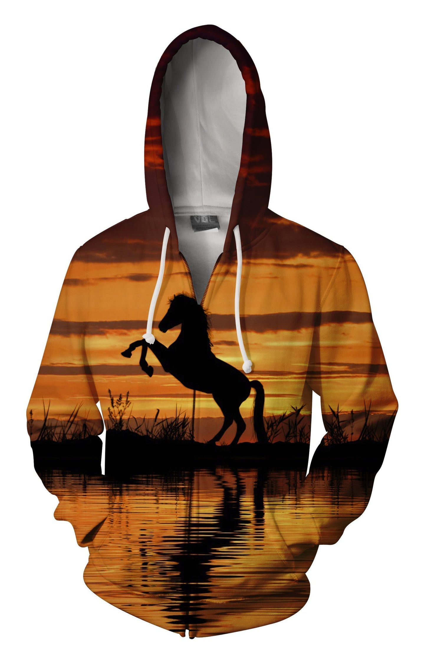 3D All Over Print Horse Sunset Shirts-Apparel-Phaethon-Zip-S-Vibe Cosy™